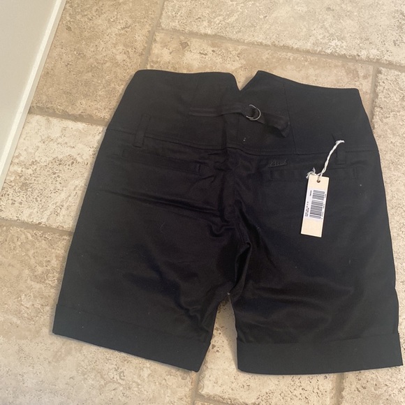 Diesel front buttoned shorts with buckle detail in the back. - Picture 3 of 8